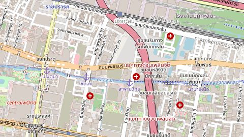 Map of Thailand office area